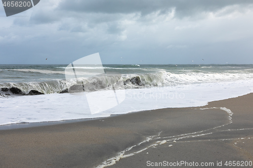 Image of sand beach south west New Zealand