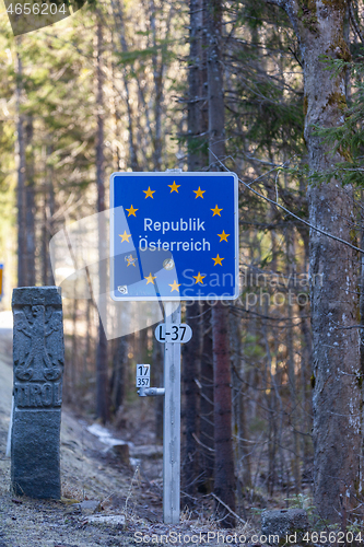 Image of Border Shield Republic of Austria