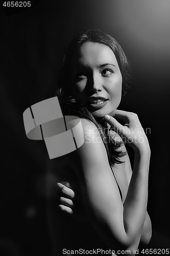 Image of sensual topless woman