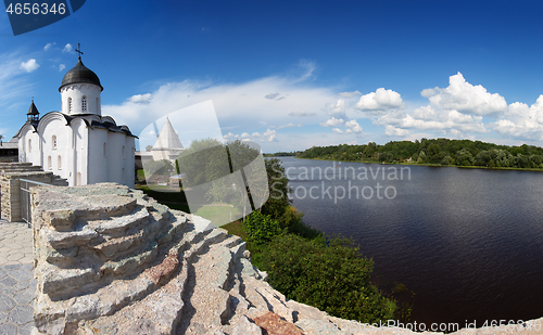 Image of St. George church in Staraya Ladoga fort