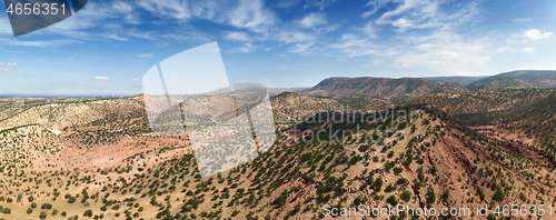 Image of Mountains with argan trees in Morocco