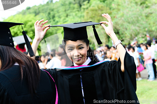 Image of Asian university graduate