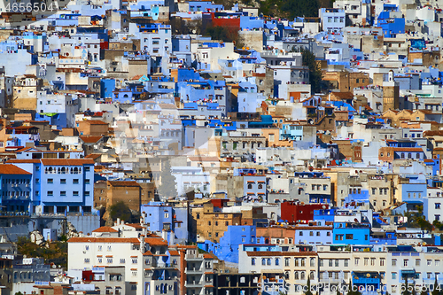 Image of Blue city Chefchaouen in Morocco