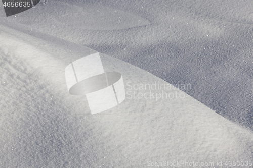 Image of Snow drifts in winter