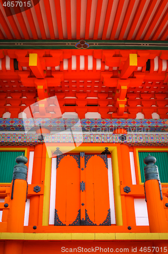 Image of kiyomizu-dera temple detail, Kyoto, Japan