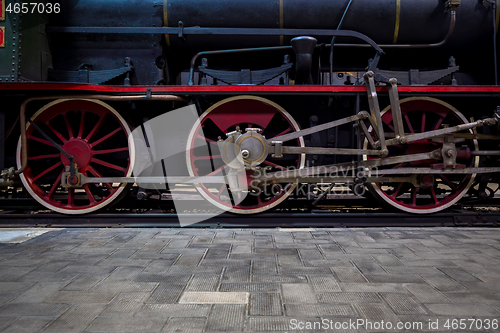 Image of Steam Locomotive detail