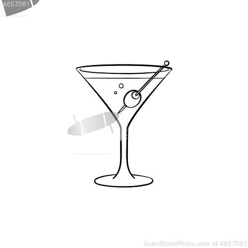Image of Liquor hand drawn sketch icon.