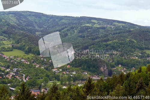 Image of Ruin of the Vranov castle near Jizera river