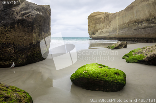 Image of Tunnel Beach New Zealand