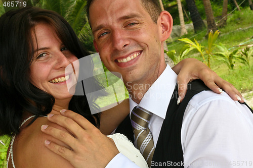 Image of Just married couple