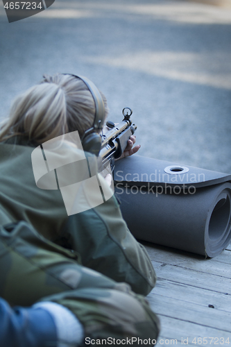 Image of Female Norwegian Soldier