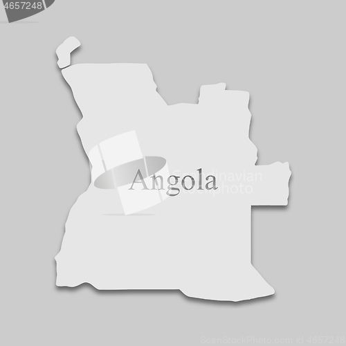 Image of map of Angola