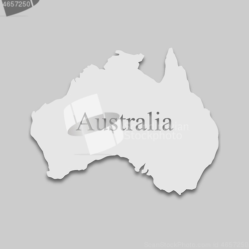 Image of map of Australia