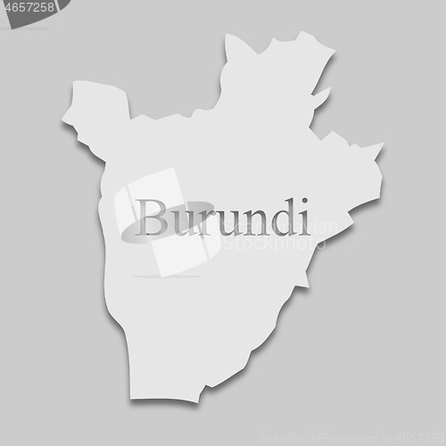 Image of map of Burundi