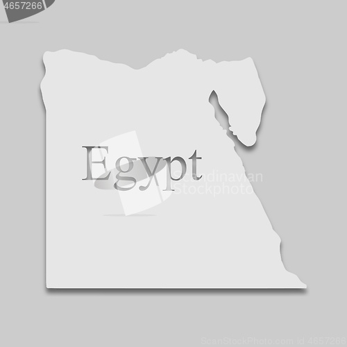 Image of map of Egypt