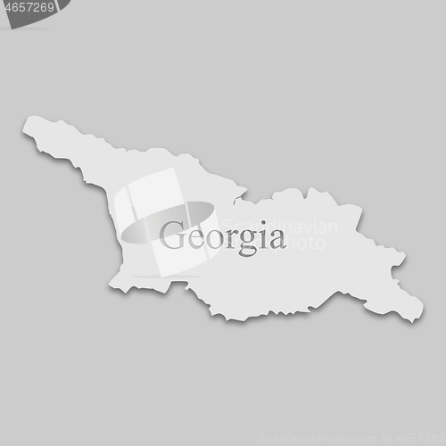 Image of map of Georgia