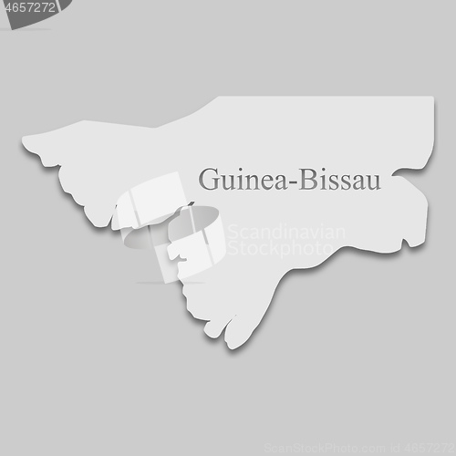 Image of map of Guinea-Bissau