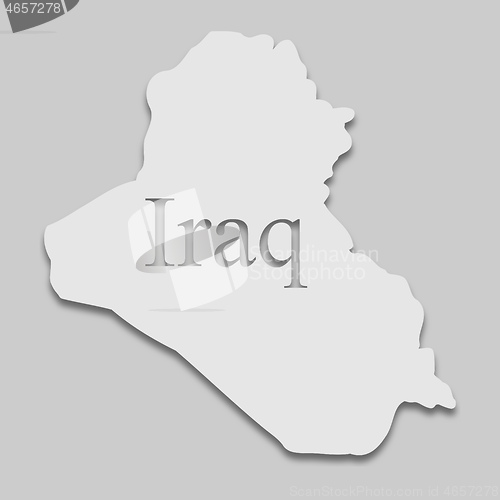 Image of map of Iraq