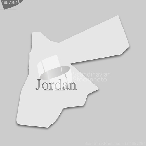 Image of map of Jordan