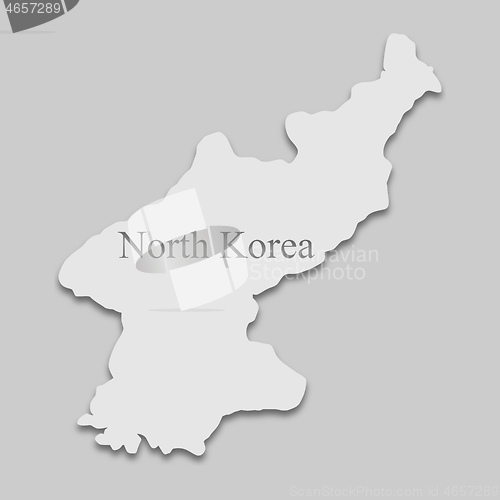 Image of Map of North Korea