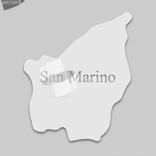 Image of Map of San Marino