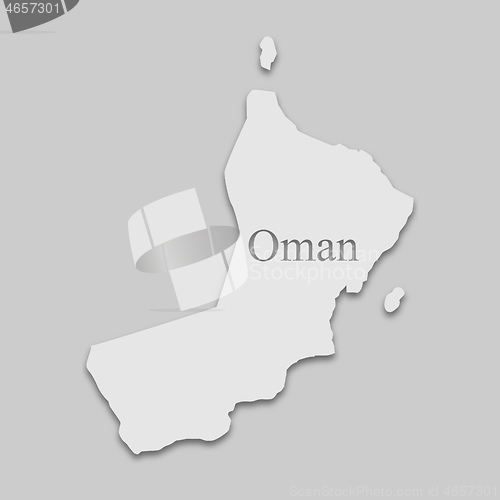 Image of Oman map