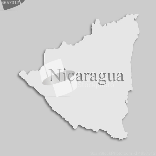 Image of Nicaragua map