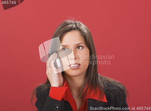 Image of Businesswoman on the phone