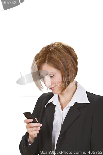 Image of Checking the mobile phone