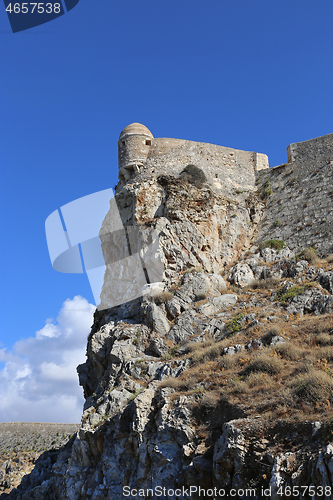 Image of Fortress Fortezza in Rethymno, Crete island, Greece