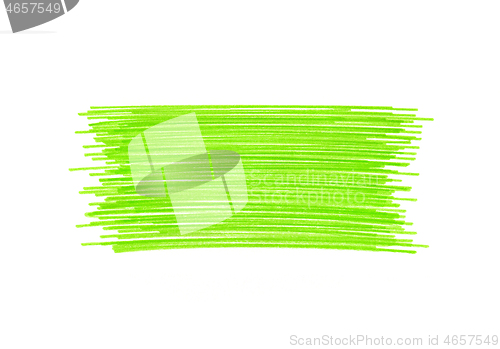 Image of Abstract bright green touches texture on white