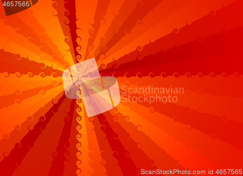 Image of Red background with abstract pattern