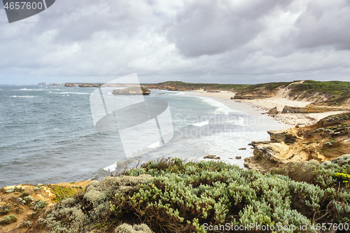 Image of rough coast at the Great Ocean Road Australia