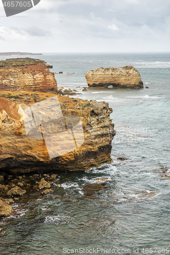 Image of rough coast at the Great Ocean Road Australia