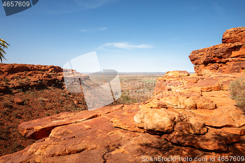 Image of Kings Canyon in center Australia