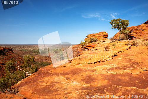 Image of Kings Canyon in center Australia