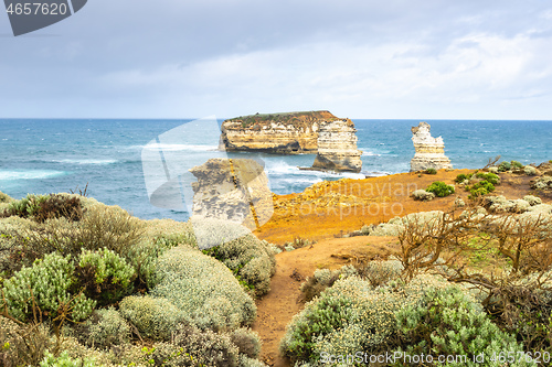 Image of rough coast at the Great Ocean Road Australia