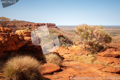 Image of Kings Canyon in center Australia