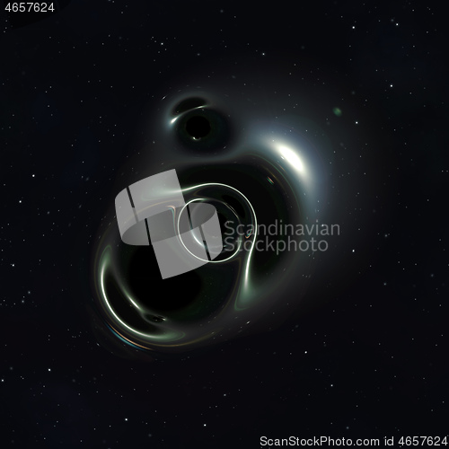 Image of singularity in space