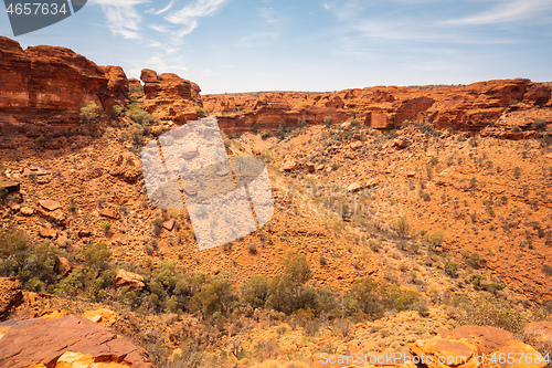 Image of Kings Canyon in center Australia