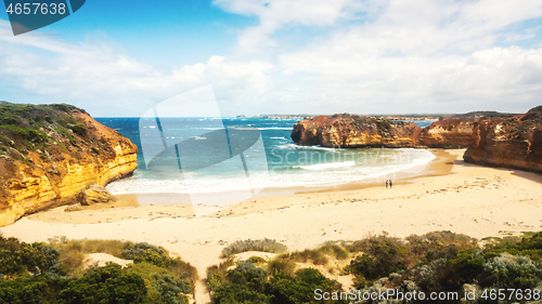 Image of rough coast at the Great Ocean Road Australia