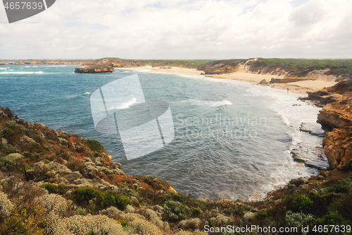 Image of rough coast at the Great Ocean Road Australia