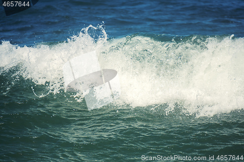 Image of rough ocean surface background