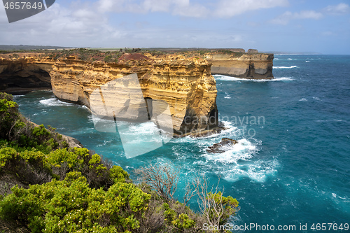 Image of rough coast at the Great Ocean Road Australia