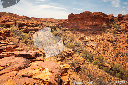 Image of Kings Canyon in center Australia