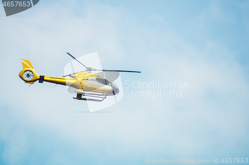 Image of typical tourist helicopter flight