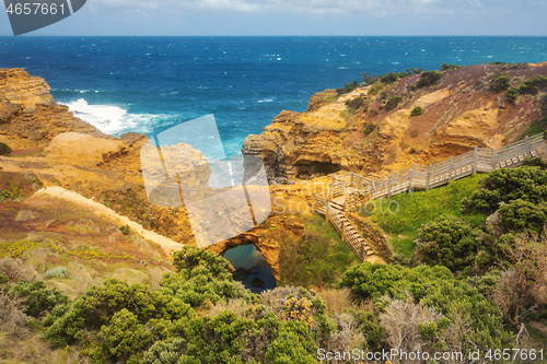 Image of rough coast at the Great Ocean Road Australia