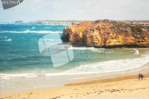 Image of rough coast at the Great Ocean Road Australia