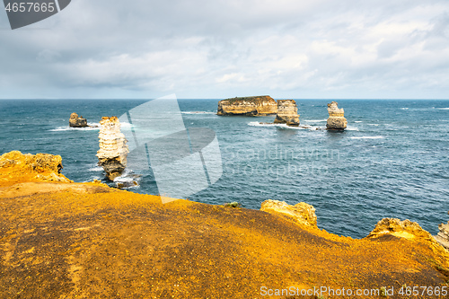 Image of rough coast at the Great Ocean Road Australia