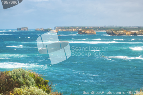 Image of rough coast at the Great Ocean Road Australia